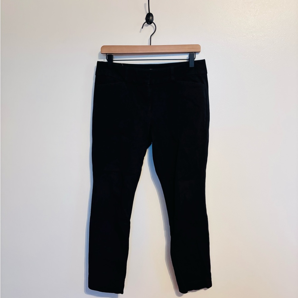 Loft skinny ankle black dress pants size 4